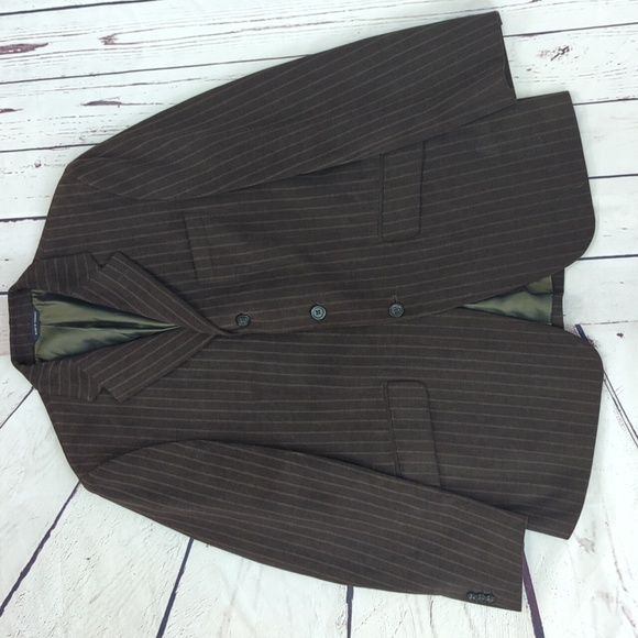 Banana Republic Blazer sports coat suit jacket, heavy cotton, men's 40S - Picture 2 of 16